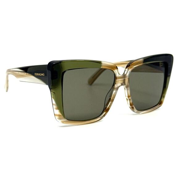NEW!!! SALVATORE FERRAGAMO Sunglasses SF1060SN 263 Authentic - Picture 1 of 11